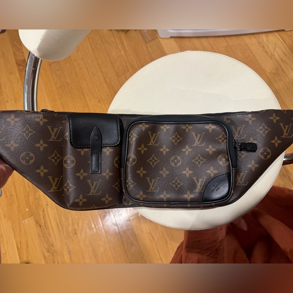 Authentic Louis Vuitton Christopher monogram Macassar bum bag - Picture 3 of 7